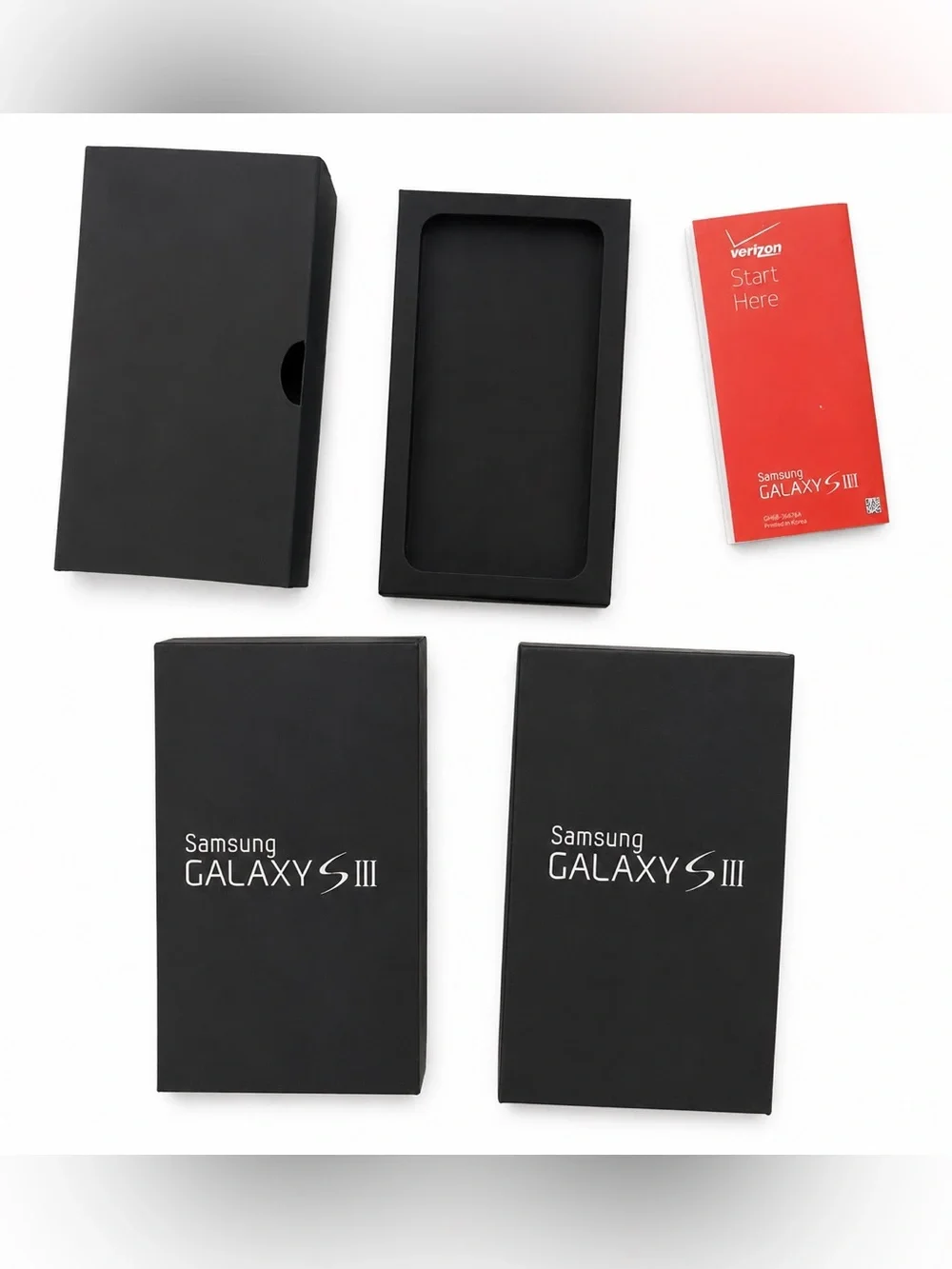 Samsung Galaxy S III Verizon Original Box, Manuals & Inserts – No Phone